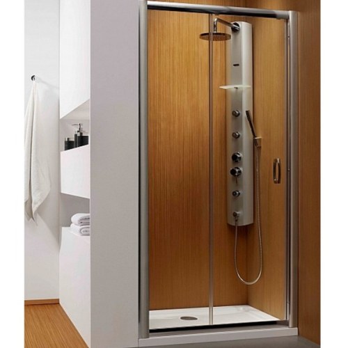 Radaway Premium Plus DWJ Дверь в нишу с одной раздвижной секцией и одним неподвижным стеклом 150 см